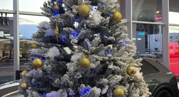 【🎄✨🚗アウディ高松に“冬が来た”…豪華クリスマスツリー点灯です！🚗✨🎄】